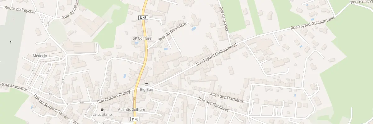 Plan du 23 Rue Fayard Guillaumond à Sainte-Sigolène