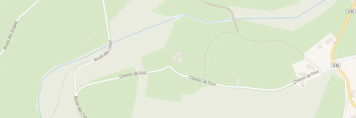Plan du 460 Che de Four à Néronde