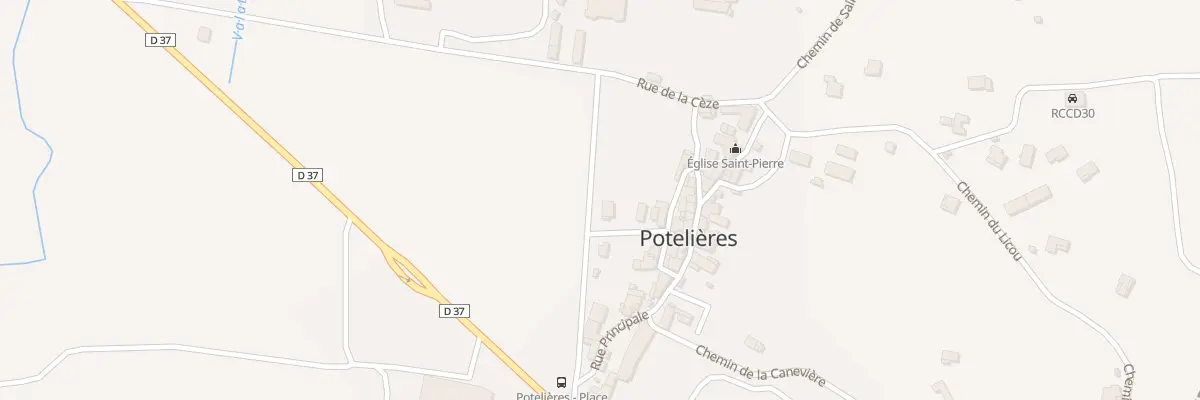 Plan du 40 Rue de la Traverse à Potelières