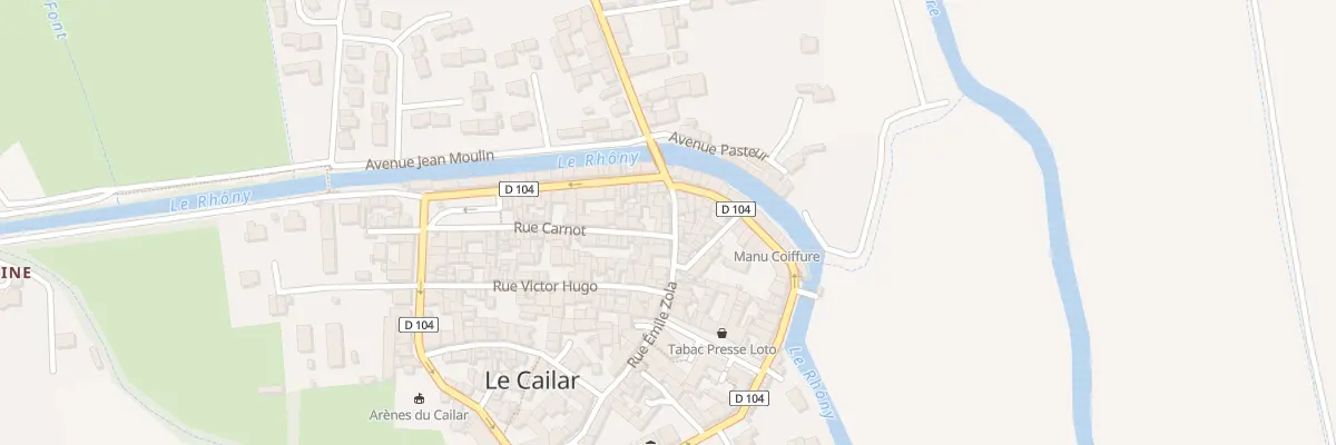 Plan du 5 Rue Emile Zola au Cailar
