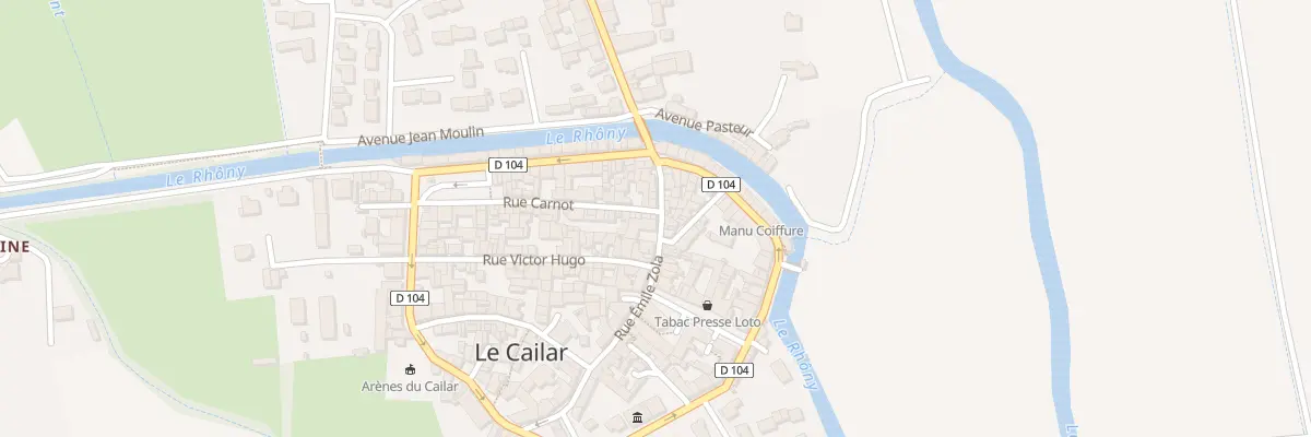 Plan du 9 Rue Emile Zola au Cailar