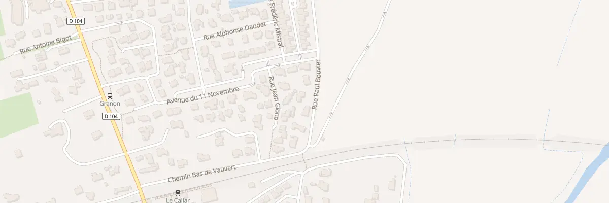 Plan du 8 Rue Paul Bouvier au Cailar