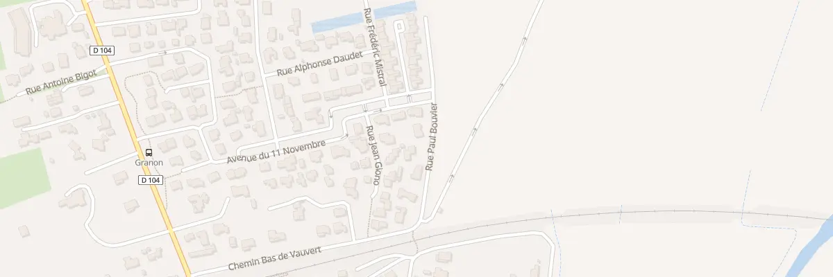 Plan du 10 Rue Paul Bouvier au Cailar