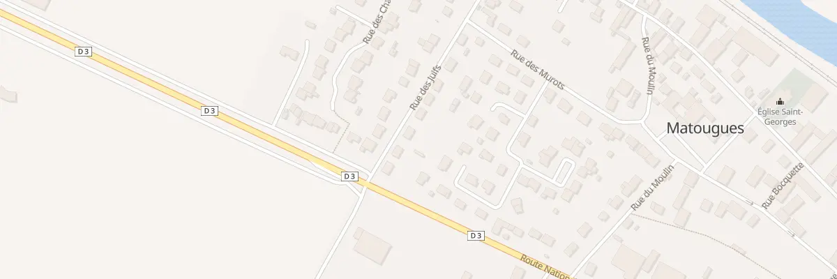Plan du 13 Rue des Juifs à Matougues