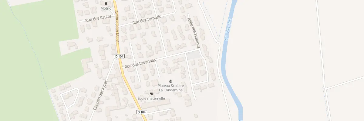 Plan du 9 Rue des Lavandes au Cailar
