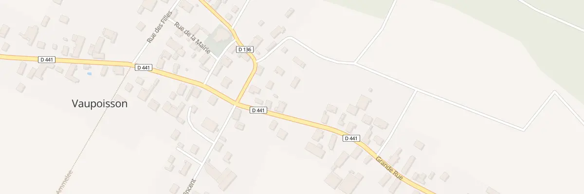 Plan du 33 Gr Grande Rue à Vaupoisson