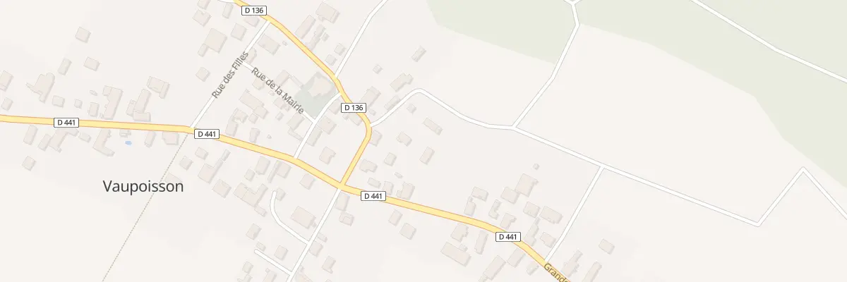 Plan du 3 Rue des Dames à Vaupoisson