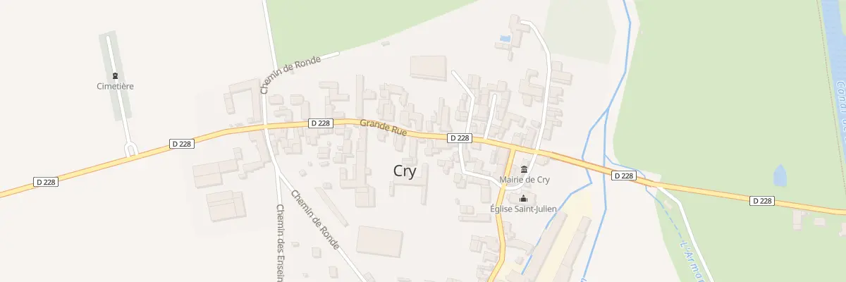 Plan du 7 Grande Rue à Cry
