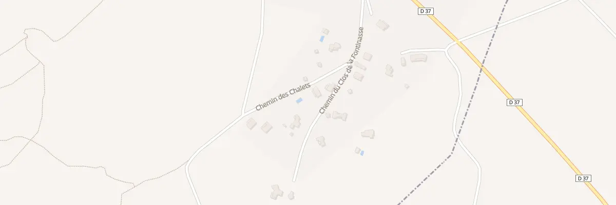 Plan du 31 Che des Chalets à Potelières