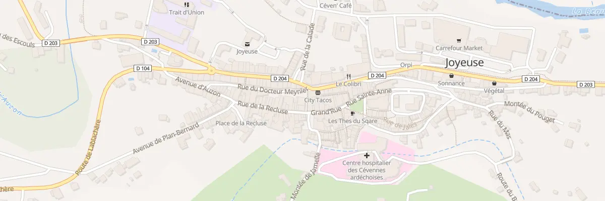 Plan du 6 Mte du Portalet à Joyeuse