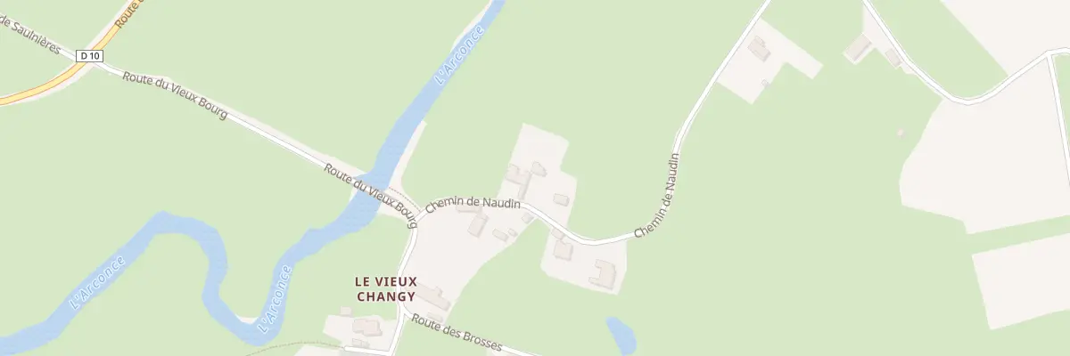 Plan du 107 Rte de Naudins à Changy