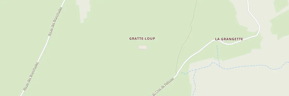 Plan du 5085 Gratte-Loup à Sagnes-et-Goudoulet