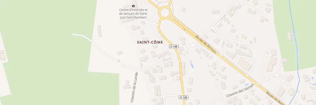 Plan du 7 Chemin du Béchet à Saint-Just-Saint-Rambert