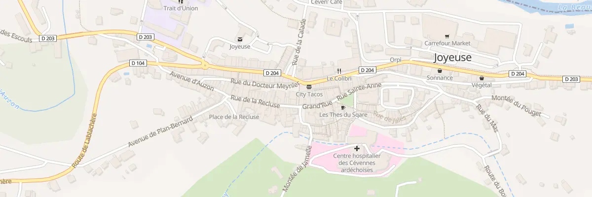 Plan du 12 Mte du Portalet à Joyeuse