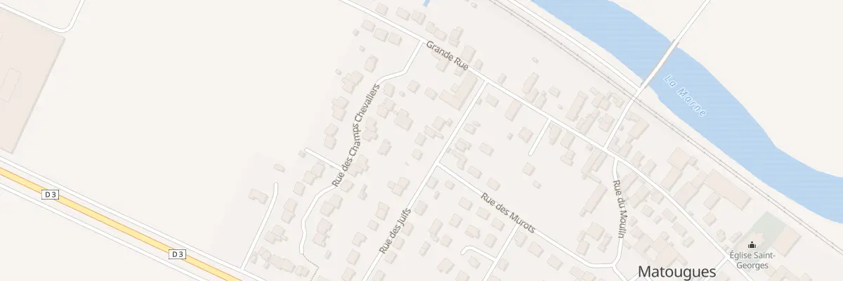 Plan du 6 Rue des Juifs à Matougues