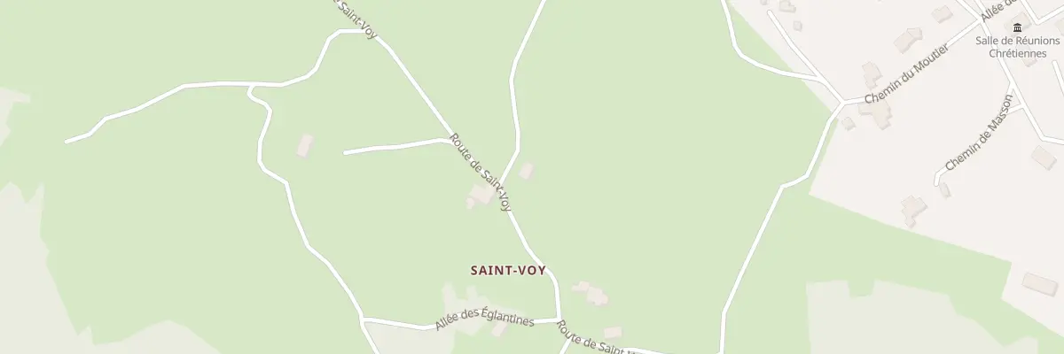 Plan du 254 Rte de St Voy à Mazet-Saint-Voy