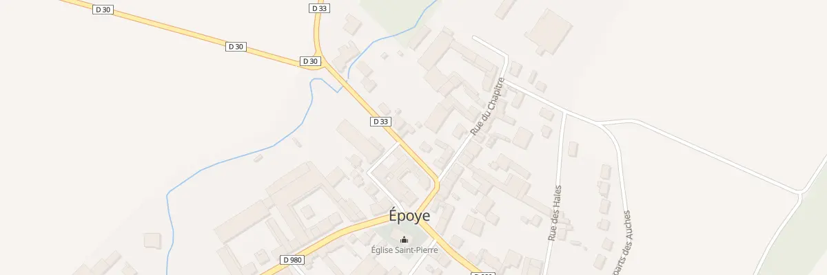 Plan du 2 Rue de la Chaussee à Époye