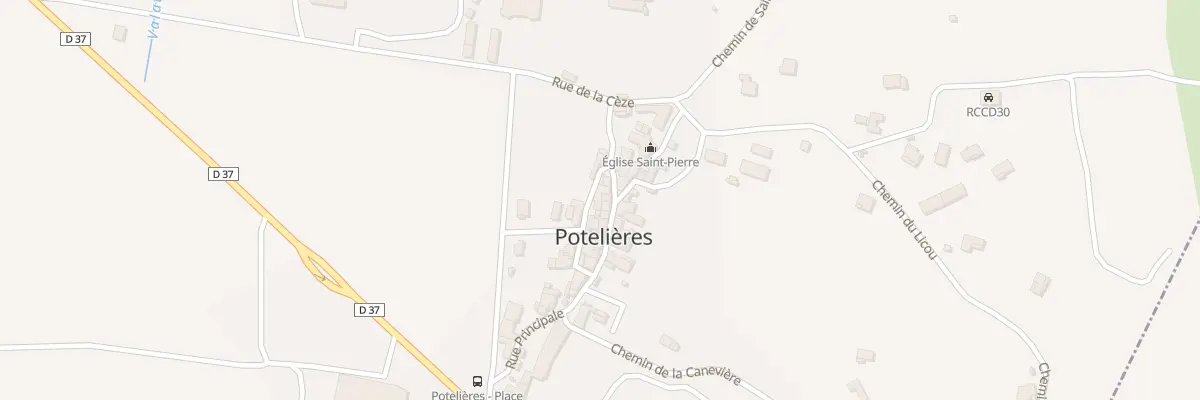 Plan du 84 Rue des Magnaneries à Potelières