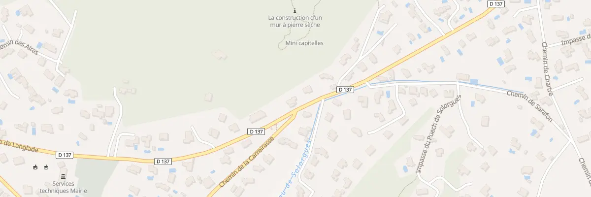 Plan du 610 Rte de Langlade à Nages-et-Solorgues