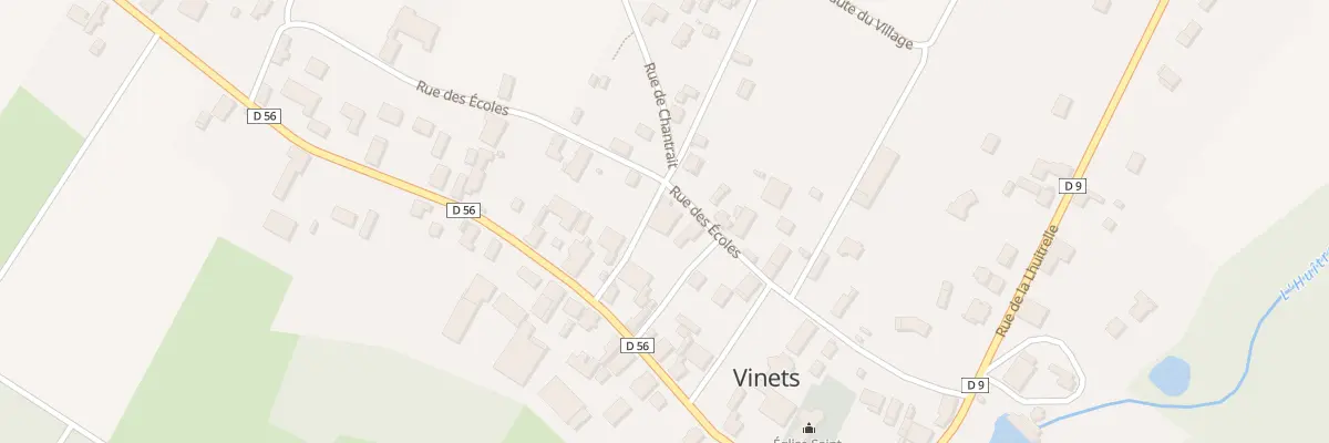 Plan du 13 Rue des Ecoles à Vinets