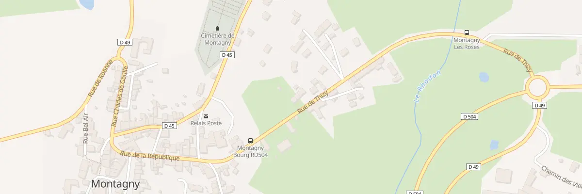 Plan du 369 Rue de la République à Montagny
