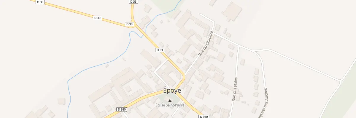 Plan du 2A Rue de la Chaussee à Époye