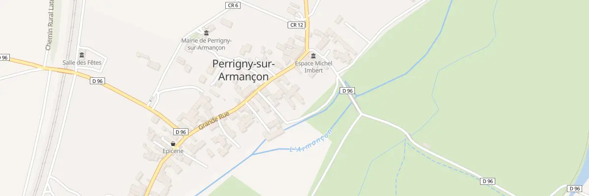 Plan du 28 Gr Grande Rue à Perrigny-sur-Armançon