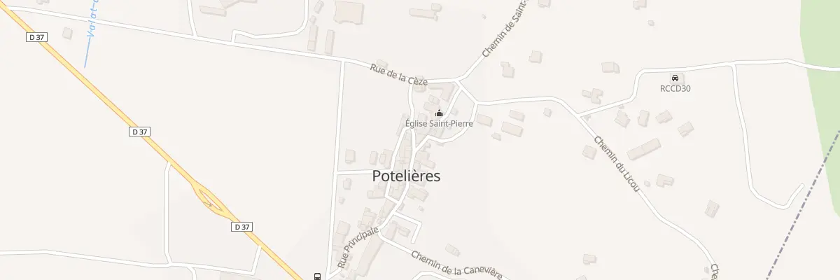 Plan du 74 Rue Principale à Potelières