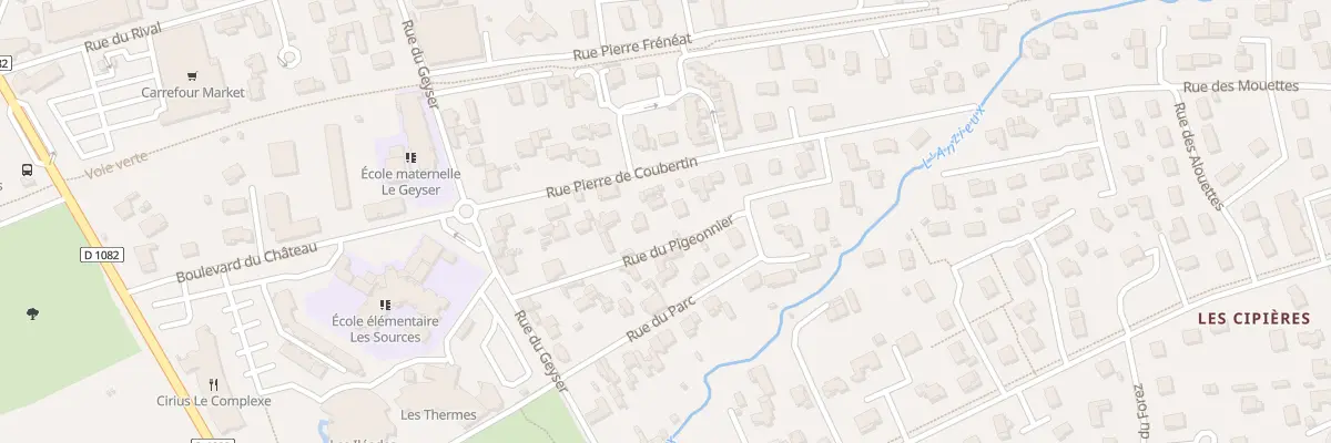 Plan du 127 Rue du Pigeonnier à Montrond-les-Bains