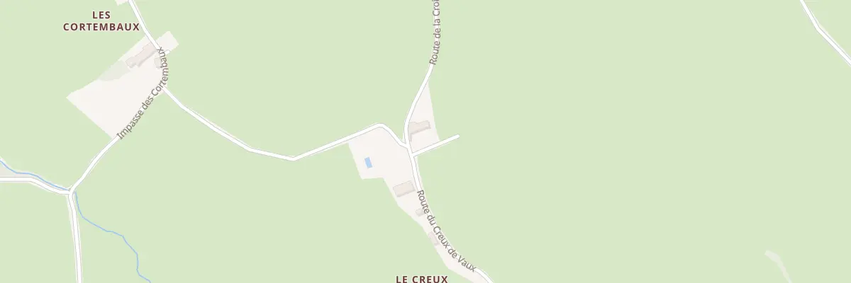 Plan du 5033 Le Creux de Vaux à Amanzé