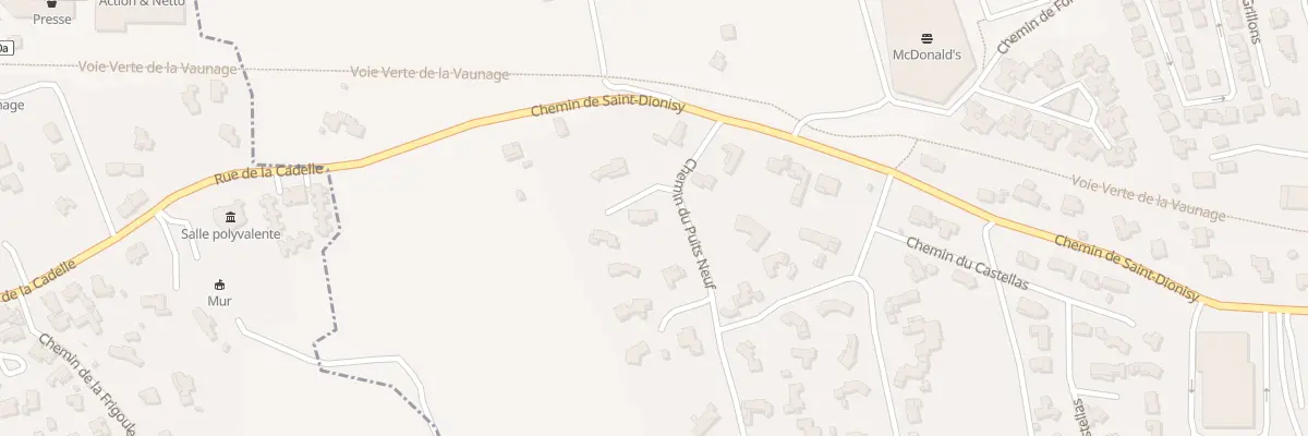 Plan du 103 Che du Puits Neuf à Langlade