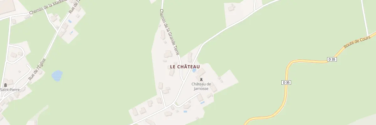 Plan du 6010 Le Chateau à Jarnosse