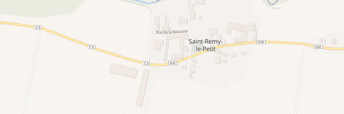 Plan de la Rue Principale à Saint-Remy-le-Petit