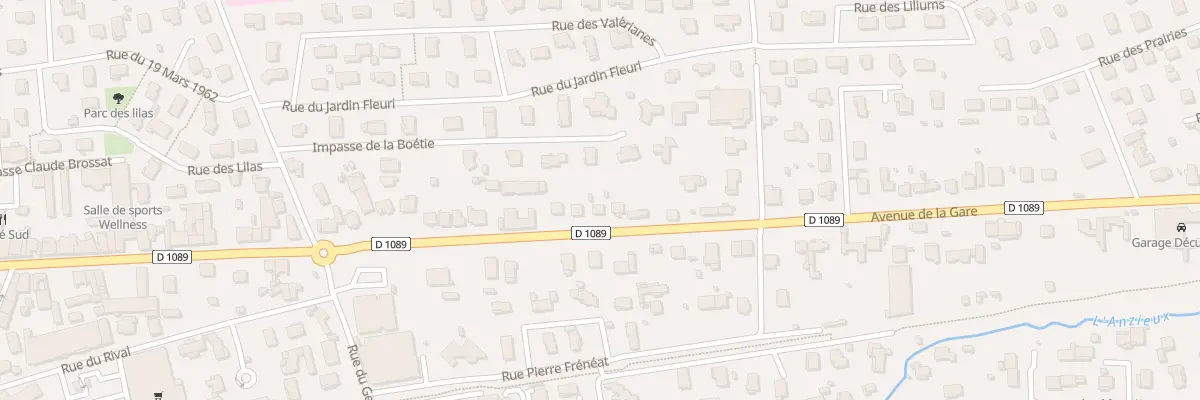 Plan du 567 Av de la Gare à Montrond-les-Bains