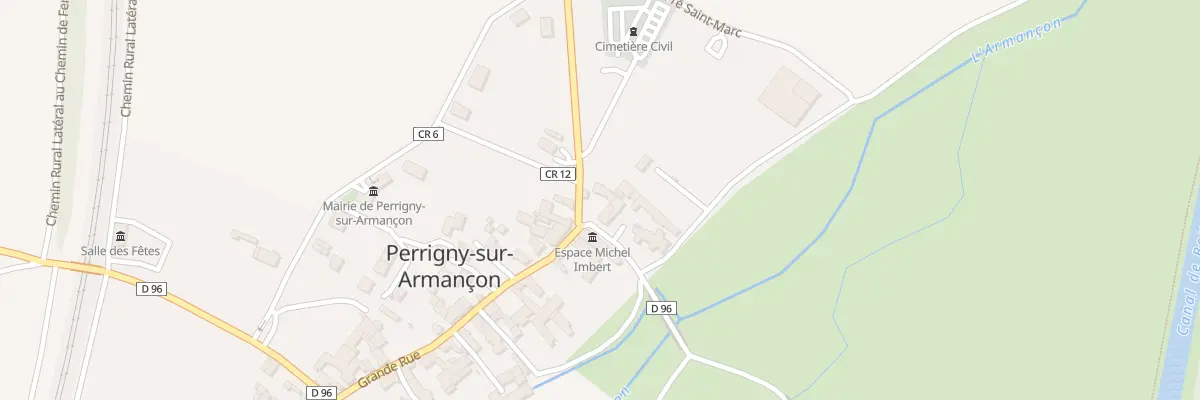 Plan du 1 Rue de l’Ecluse à Perrigny-sur-Armançon