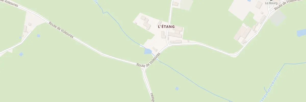Plan du 640 Rte de Volesvres à Champlecy