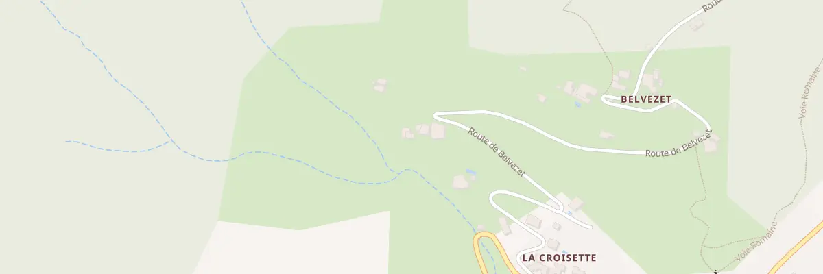 Plan du 5425 Belvezet à Burzet