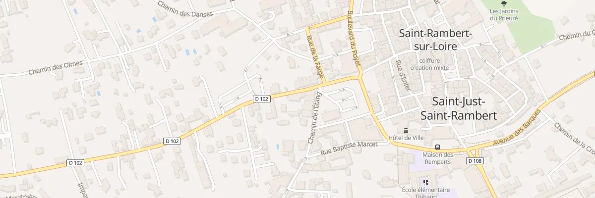 Plan du 1A Rte de Saint-Marcellin à Saint-Just-Saint-Rambert