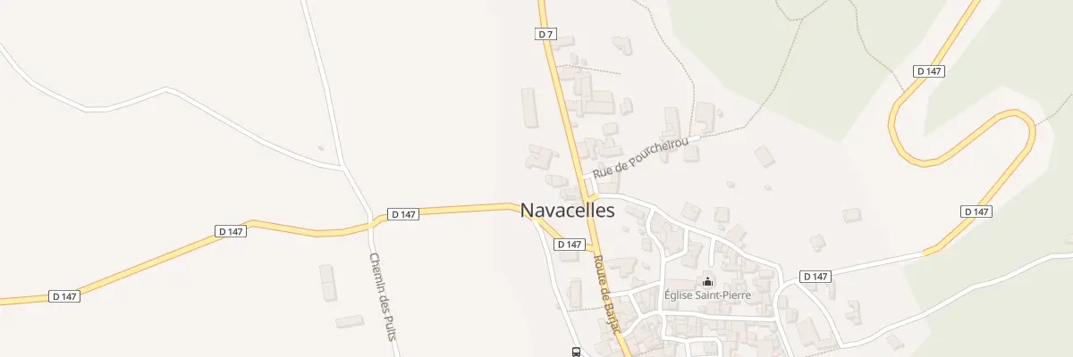 Plan du 218 Rte des Écoles à Navacelles