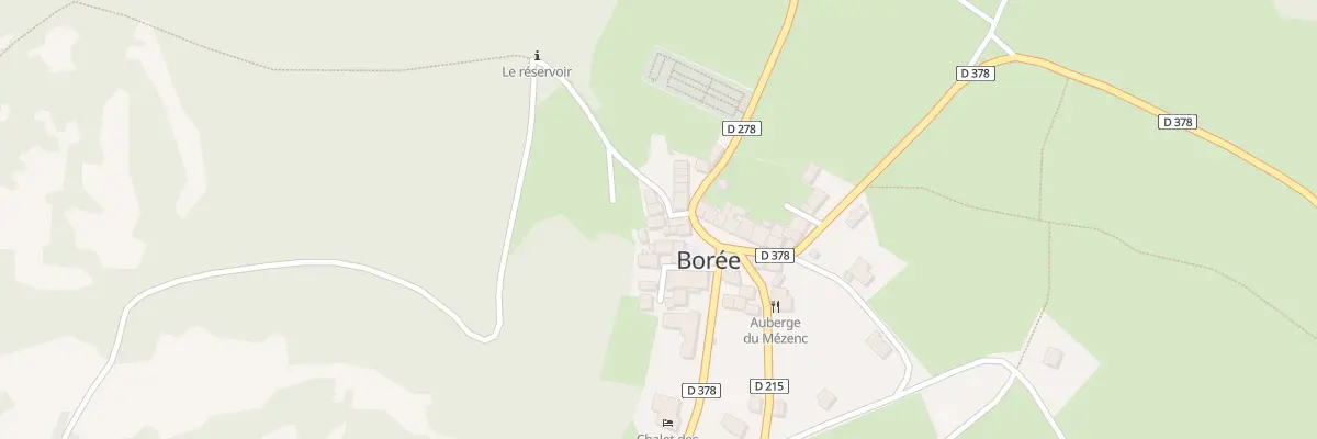 Plan du 5091 Le Village à Borée