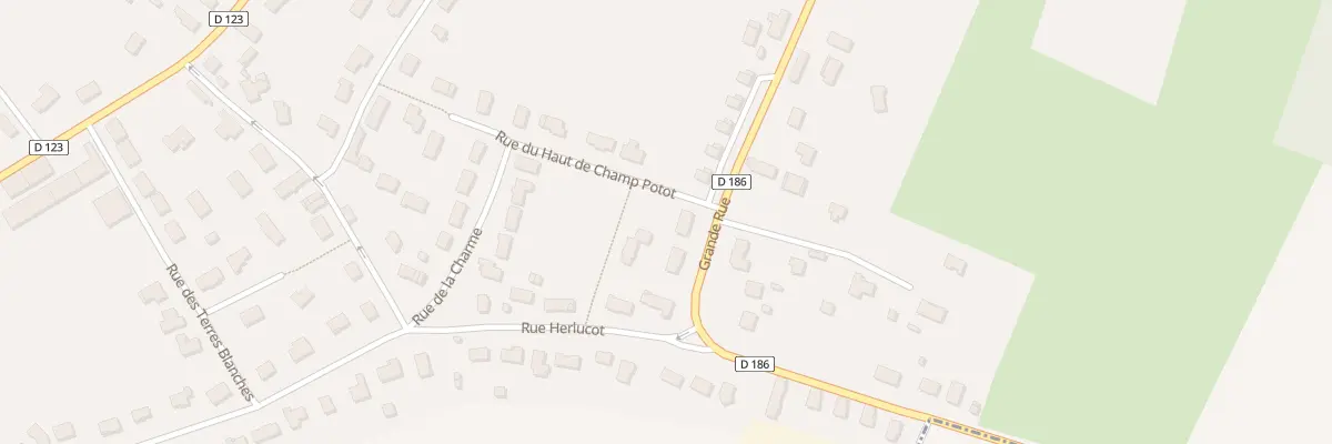 Plan du 13 Rue Grande Rue à Courteranges
