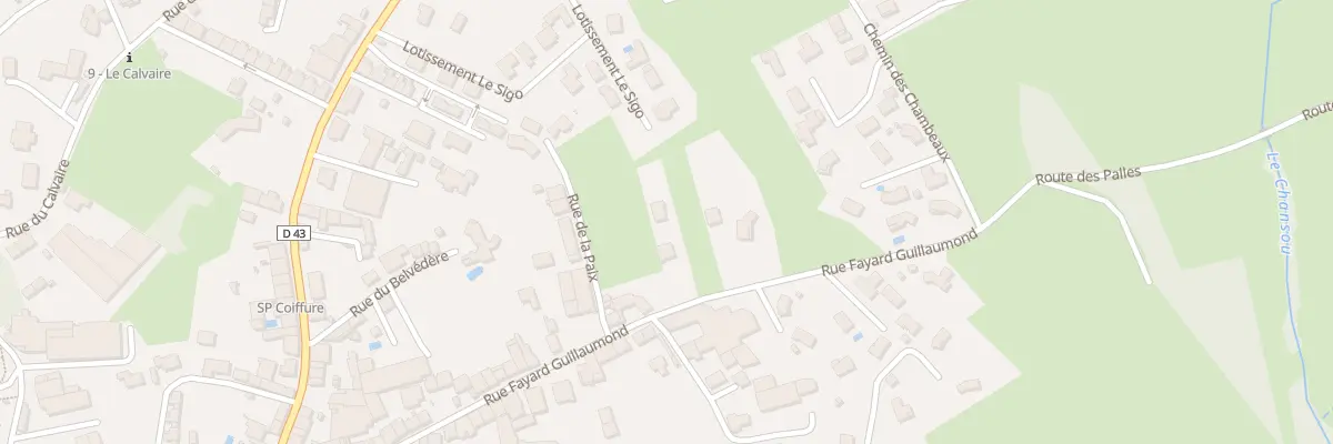 Plan du 43B Rue Fayard Guillaumond à Sainte-Sigolène