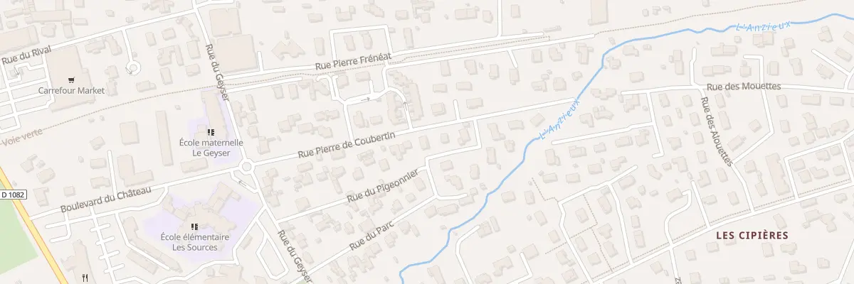 Plan du 55 Rue des Chênes à Montrond-les-Bains