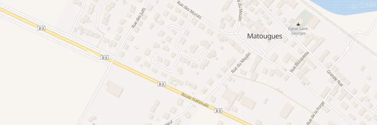 Plan du 2 Rue des Iris à Matougues