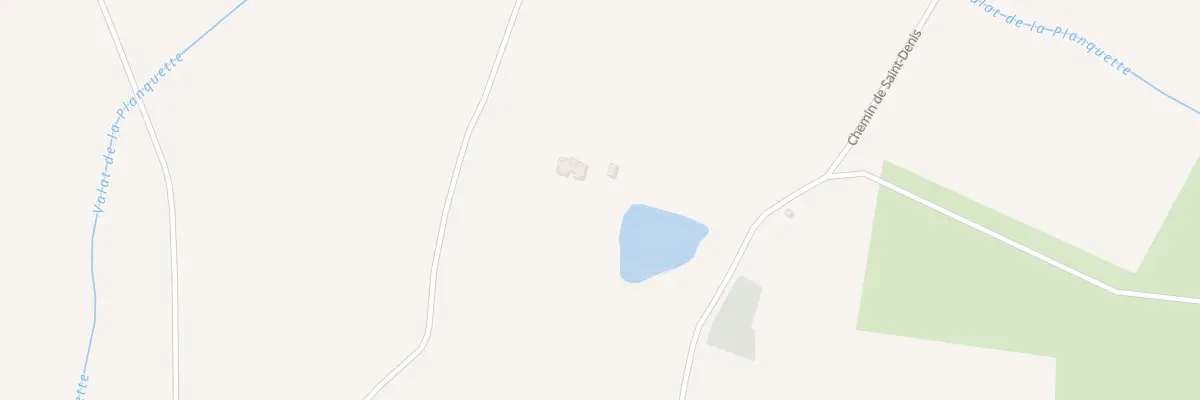 Plan du 301 Che de Saint Denis à Potelières