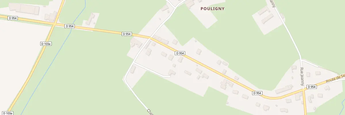 Plan du 8 Rte de Semur à Torcy-et-Pouligny