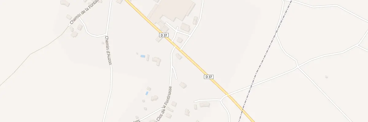 Plan du 5105 Le Clos et La Fontinasse à Potelières