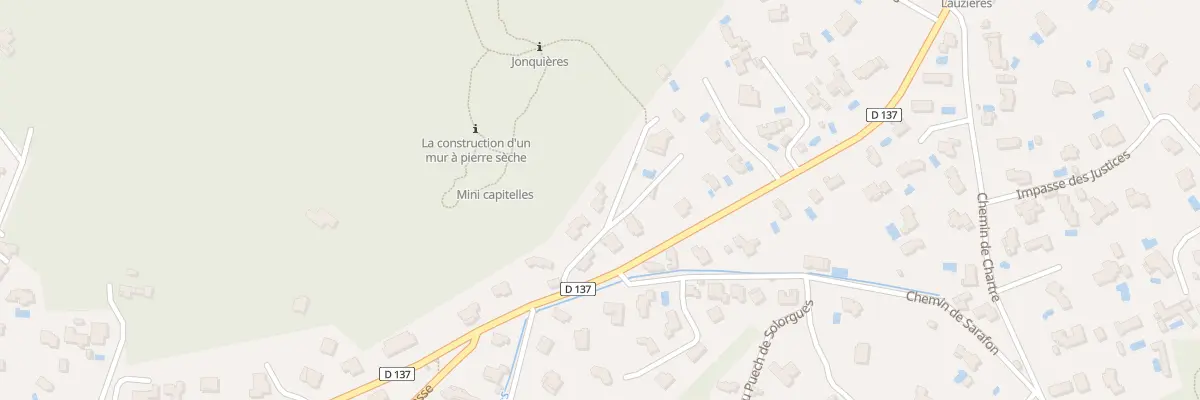 Plan du 72 Che de la Combe des Moles à Nages-et-Solorgues