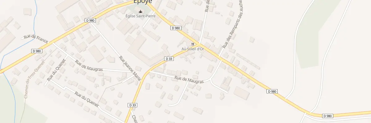 Plan du 5 Rue de Beine à Époye
