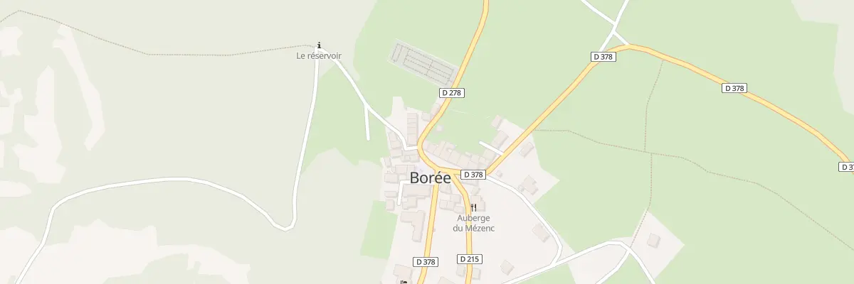 Plan du 5082 Le Village à Borée